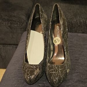 Carlos by Carlos Santana Sparkling Black Heels